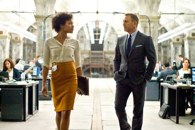 Everett Collection Naomie Harris and Daniel Craig in 'Skyfall'