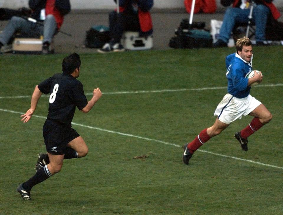 Dominci scored a try in France’s famous 1999 World Cup victory over New ZealandAFP via Getty