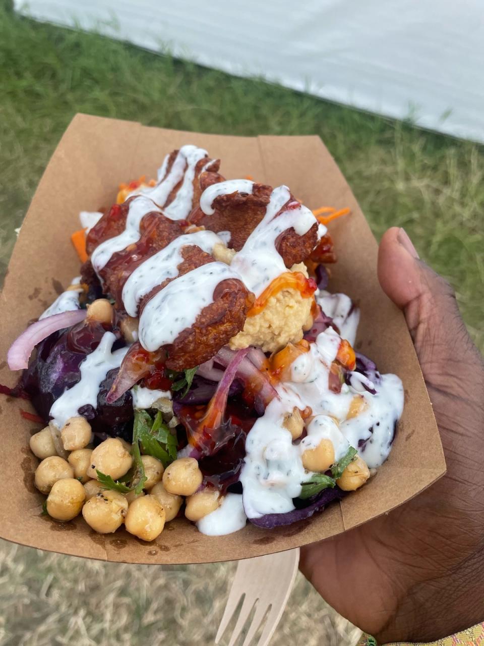 Food at Glastonbury (Jimi Famurewa)