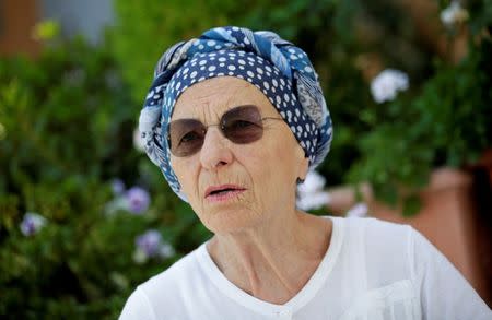 Former European Commissioner Emma Bonino talks with Reuters during an interview in Rome, Italy, July 20, 2017. REUTERS/Max Rossi