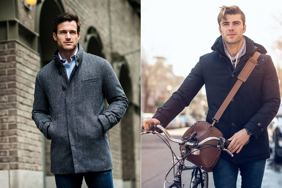 Norwegian Wool's coats blend the warmth of down in the packaging of a traditional topcoat.