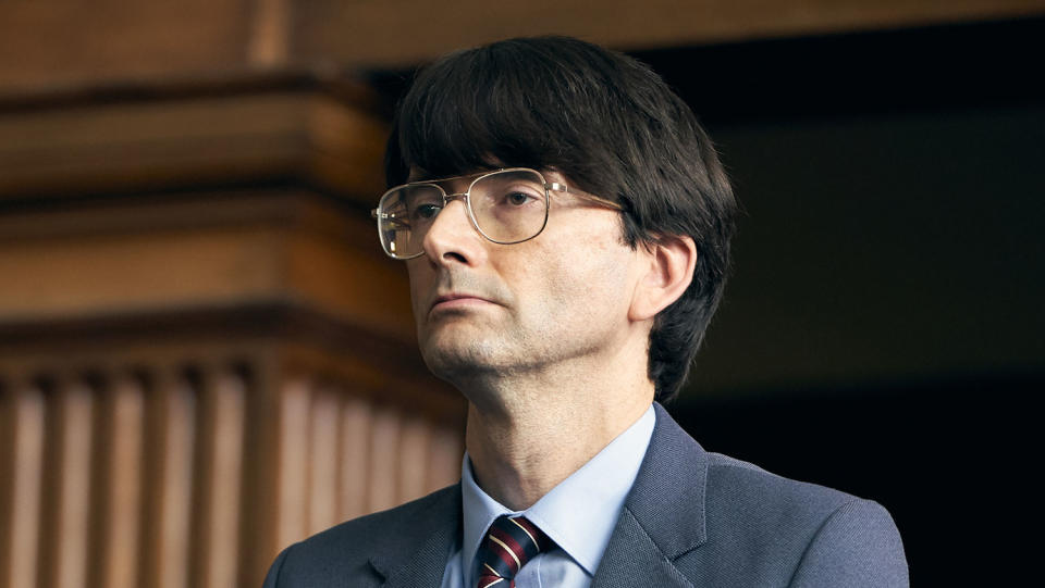 <strong>Reason:</strong> David Tennant became the unofficial king of lockdown telly in 2020 thanks to his double whammy of critically acclaimed shows: <em>Des</em> (<a href="https://uk.movies.yahoo.com/des-director-dennis-nilsen-lied-090450380.html" data-ylk="slk:in which he played serial killer Dennis Nilsen;elm:context_link;itc:0;sec:content-canvas;outcm:mb_qualified_link;_E:mb_qualified_link;ct:story;" class="link  yahoo-link">in which he played serial killer Dennis Nilsen</a>) and <em>Staged</em>. His luvvie comedy, which he co-stars with Michael Sheen, is coming back for a second season.