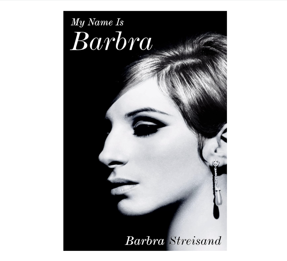 black and white cover with Barbra Streisand