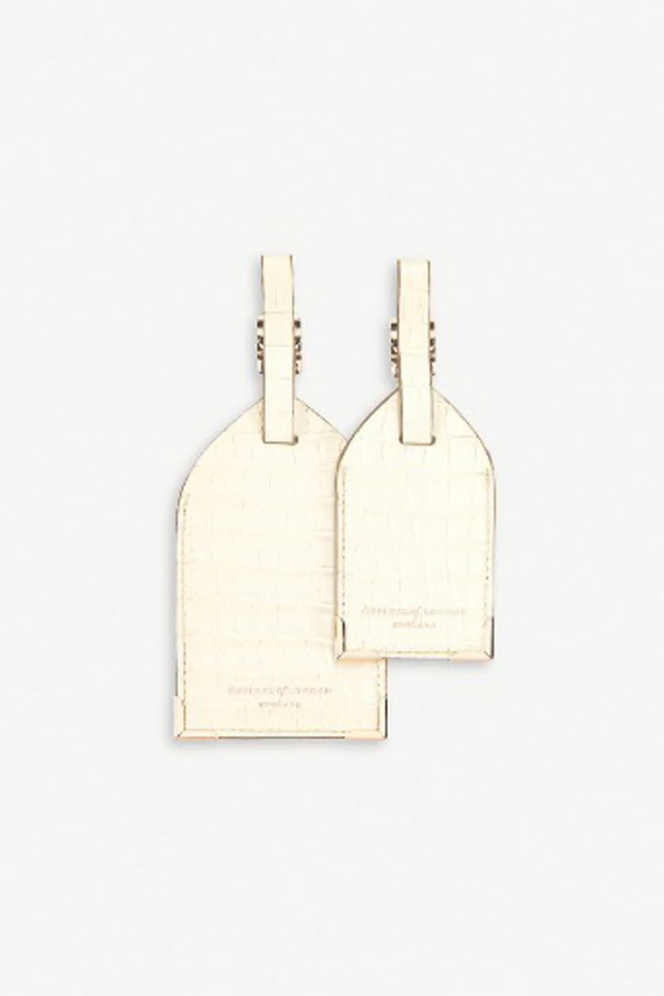 Travel gifts - Aspinal Leather Luggage Tags