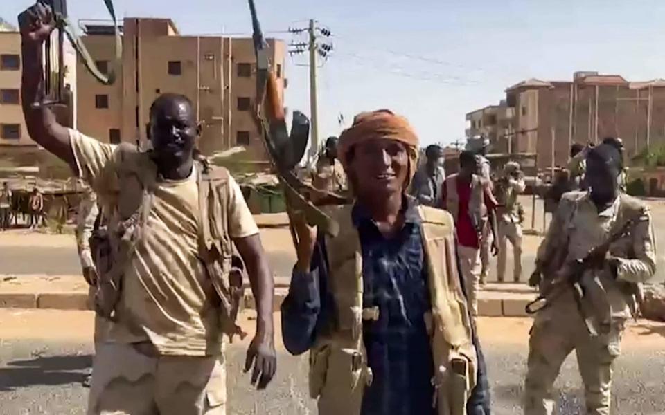 Rapid Support Forces in the East Nile district of greater Khartoum - AFP