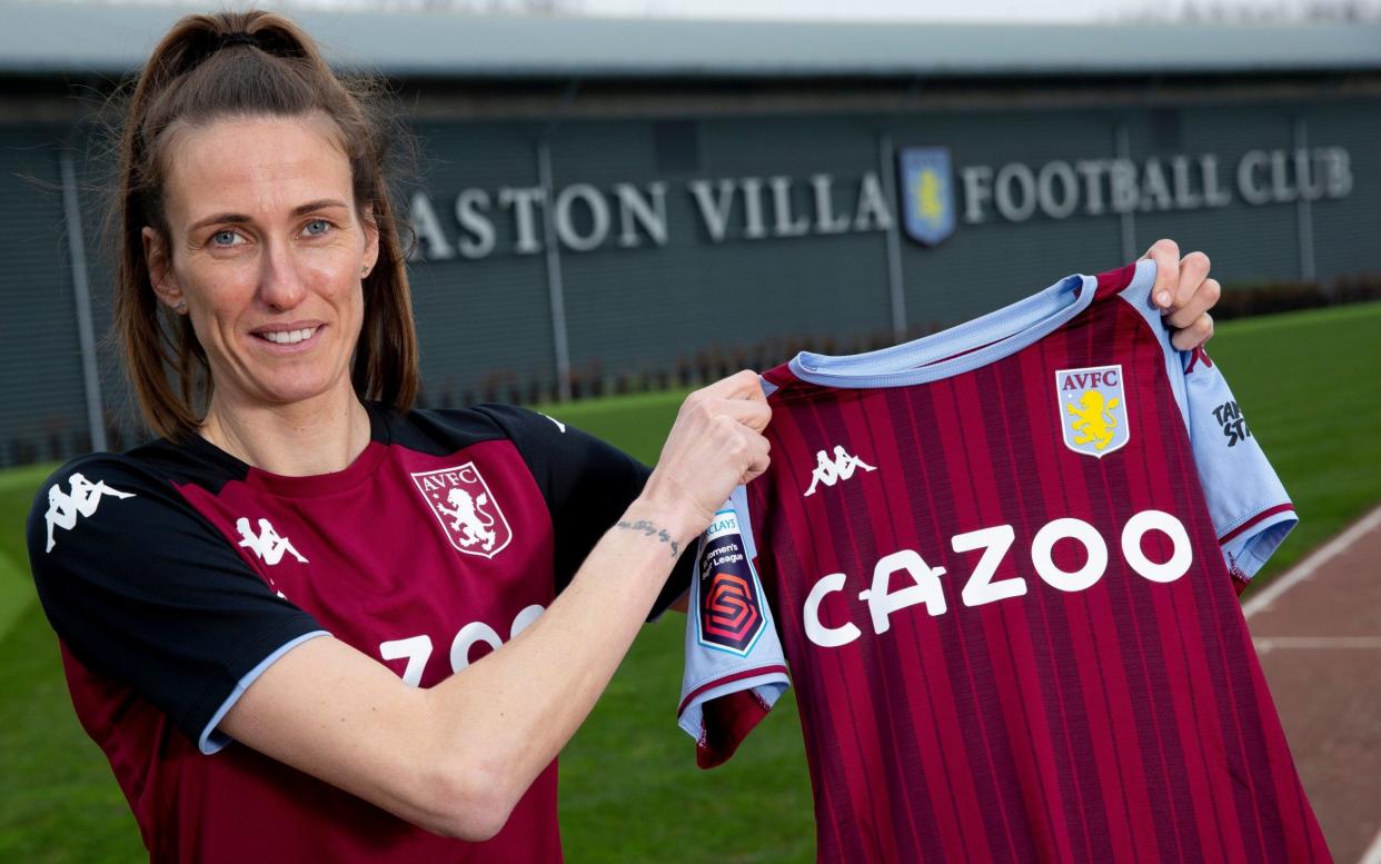 Jill Scott - Manchester City midfielder Jill Scott completes loan move to Aston Villa until end of season - GETTY IMAGES