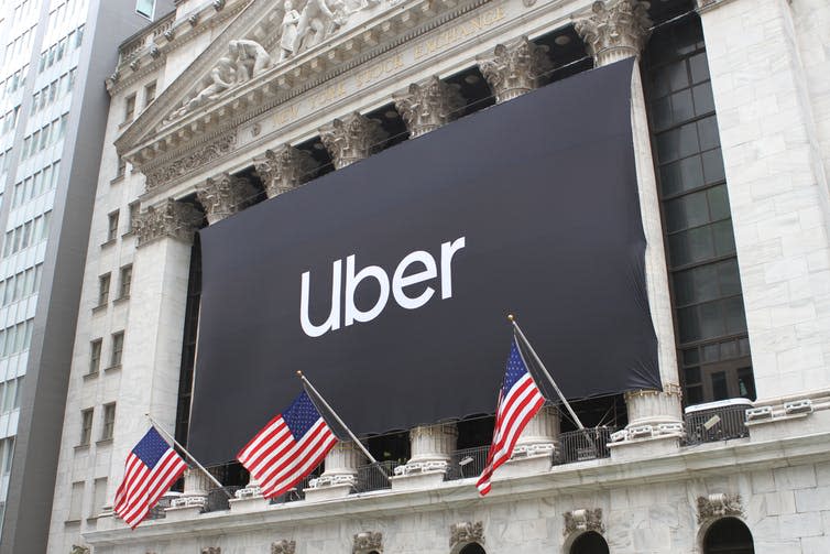 <span class="caption">Uber’s stock has been down since its IPO in May.</span> <span class="attribution"><span class="source">NYCStock/Shutterstock</span></span>