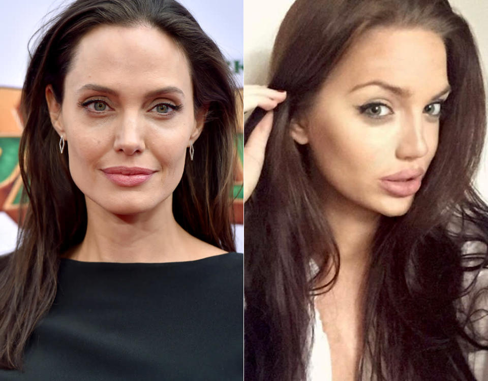 Angelina Jolie & Chelsea Marr