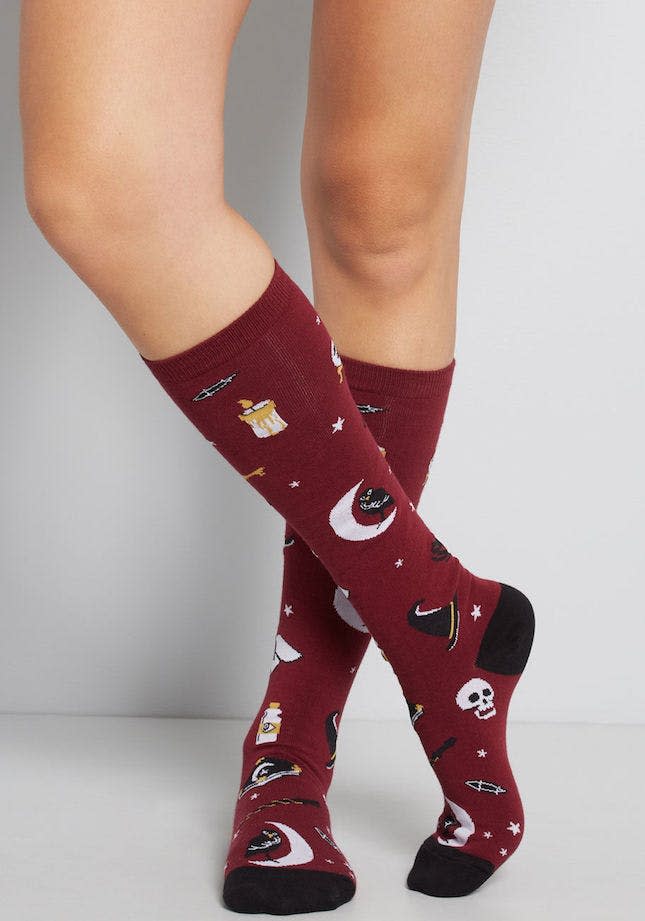 Modcloth Tricky Business Knee Socks