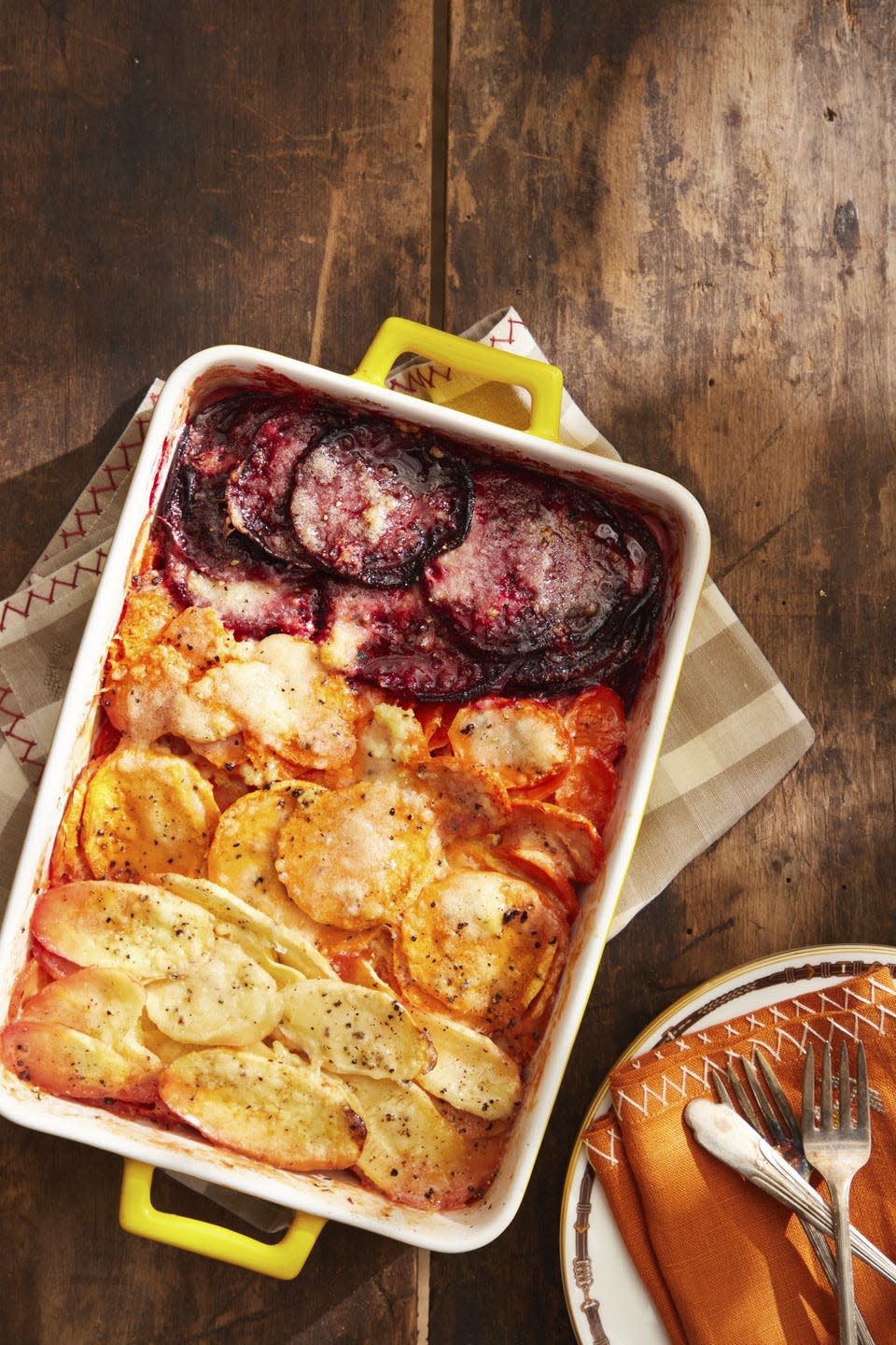 easy root vegetable gratin