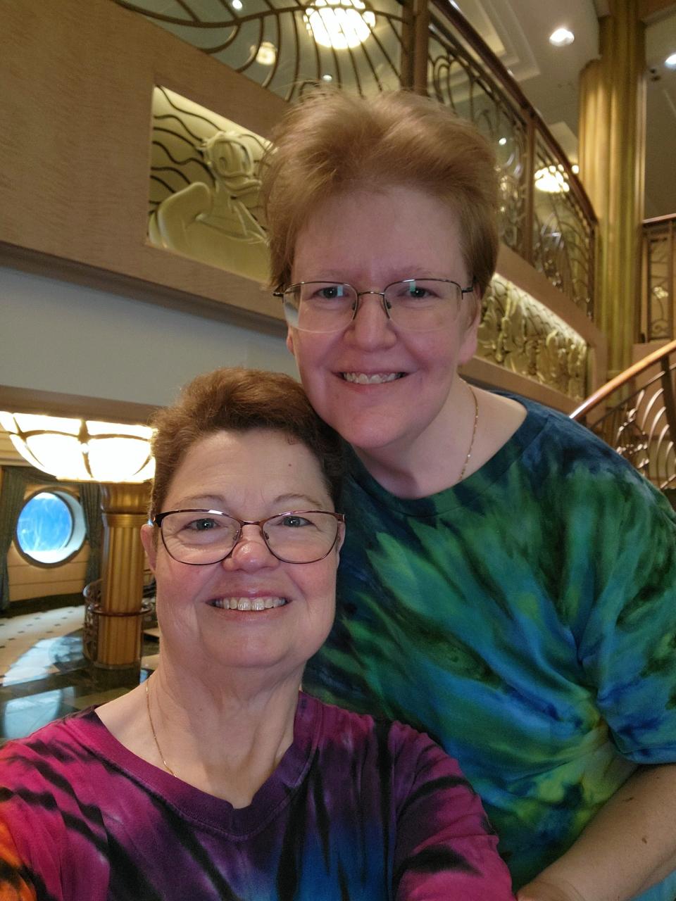 Cedar Rapids resident Trish Varnum (left) and her wife, Kate Varnum, pose for a picture. The Varnums were the lead plaintiffs and one of six couples in the 2009 Varnum v. Brien case, which ultimately made same-sex marriage legal in Iowa.