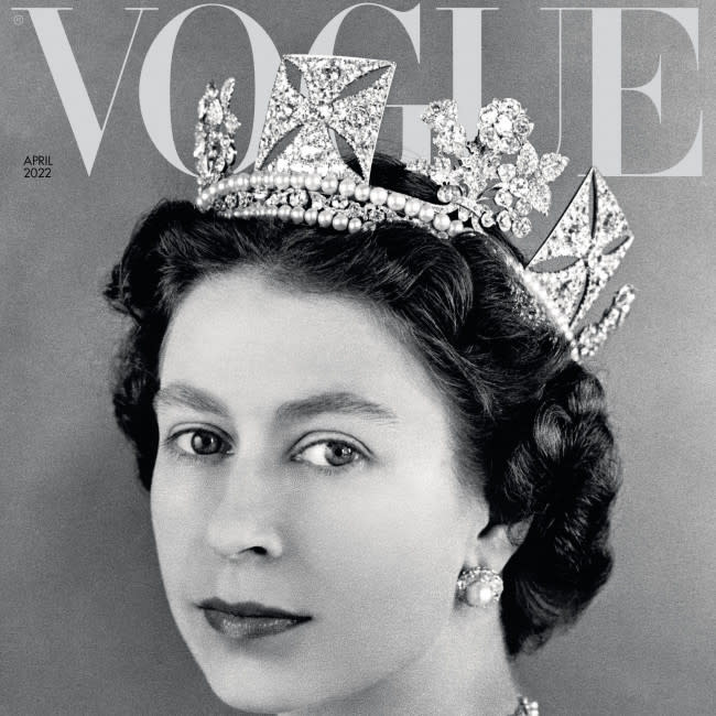 La portada de Vogue dedicada a Isabel II credit:Bang Showbiz