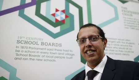 Kamal Hanif, school principal of Waverley School, poses for a portrait at the school in Birmingham, Britain, June 26, 2015. Picture taken June 26, 2015. REUTERS/Andrew Yates