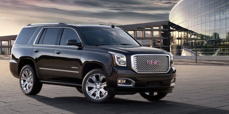 <p>Long the choice of well-to-do families looking for minivan functionality out of a luxury vehicle, the GMC Yukon offers the choice of two engines. You can pick a 355-horsepower 5.3-liter V8, or you can upgrade to the Denali package and get a 420-horsepower 6.2-liter V8. If you spring for the Denali, your Yukon won't just be great at hauling your boat to the lake. It'll also hit 60 mph <a rel="nofollow noopener" href="http://www.caranddriver.com/gmc/yukon" target="_blank" data-ylk="slk:in a clean 5.5 seconds;elm:context_link;itc:0;sec:content-canvas" class="link ">in a clean 5.5 seconds</a>.</p>