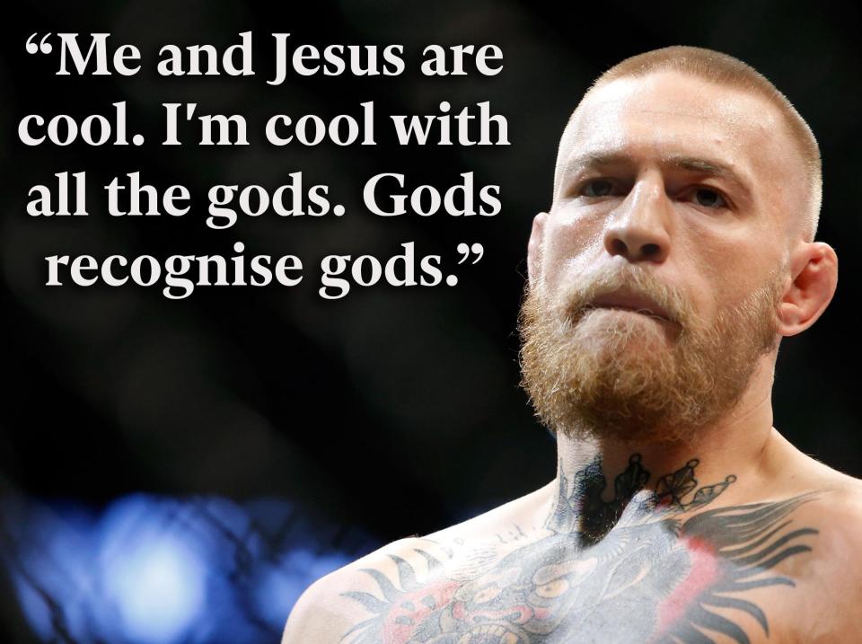 McGregor on ... the importance of staying humble: Getty