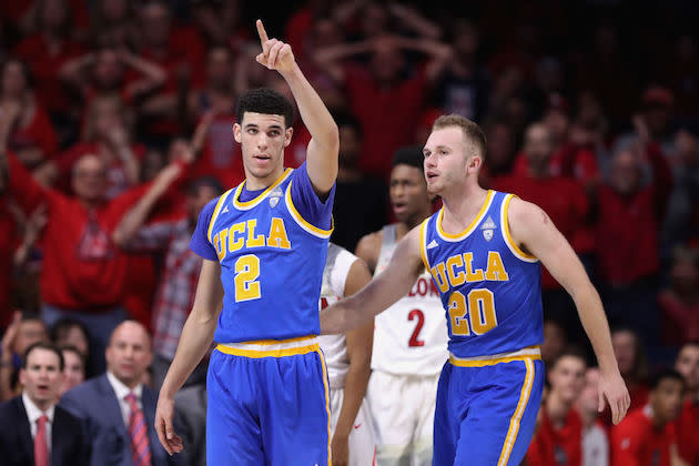 Escaping Arizona victorious, UCLA officially enters the top seed conversation. (Getty)