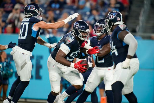 Who made the Titans initial 53-man roster?