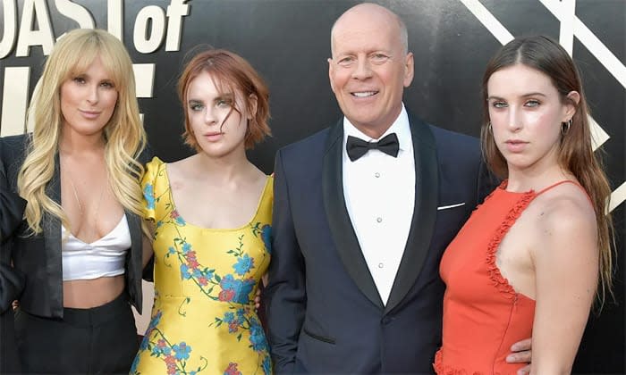 Bruce Willis y sus hijas mayores