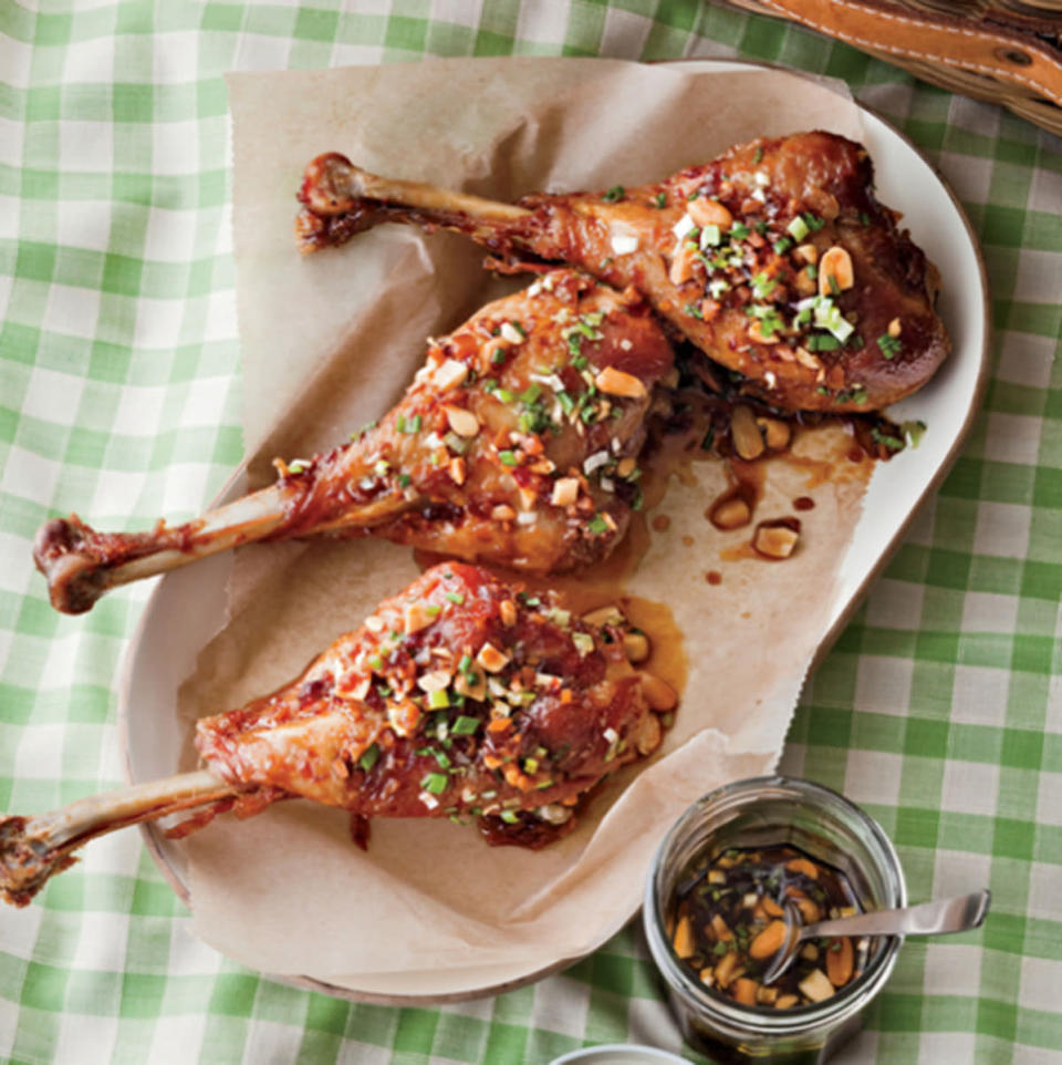 Kung Pao Turkey Drumsticks