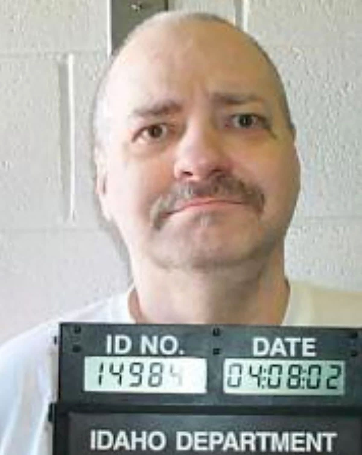 This April 8, 2002, image obtained from the Idaho Department of Correction shows death row inmate Thomas Creech (Idaho Department of Correction/A)