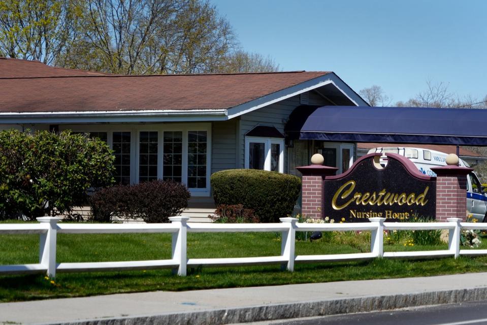 Crestwood Nursing Home in Warren, where 76-year-old Robert Hill was charged with murdering his 81-year-old roommate, John Sullivan, in April 2023.