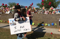 <p>People arrive at the Marjory Stoneman Douglas High School before a planned National School Walkout to protest gun violence in Parkland, Florida, U.S., March 14, 2018. (Photo: Joe Skipper/Reuters) </p>