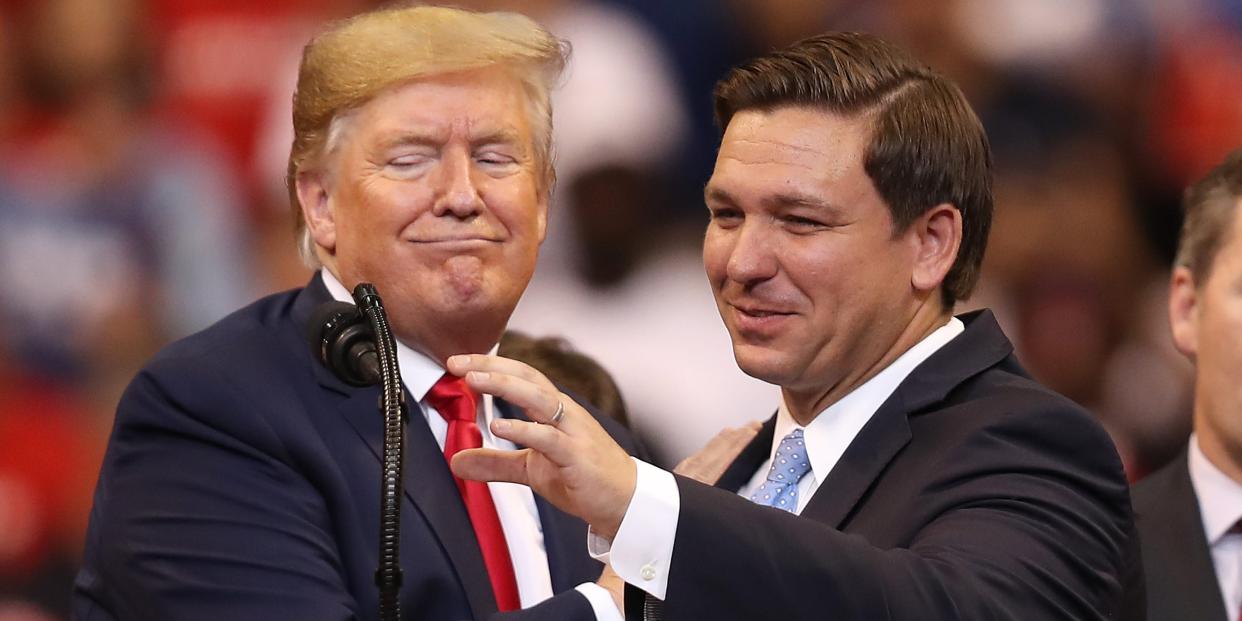 donald trump ron desantis