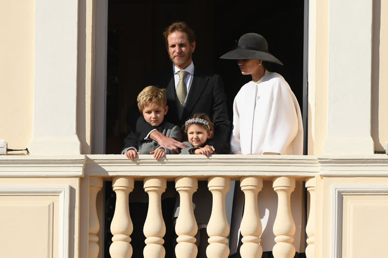 Andrea Casiraghi, Tatiana Santo Domingo, Sasha e India 