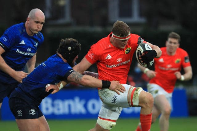 Gavin Coombes, right, is in line for his Ireland debut this Saturday (Donall Farmer/PA)