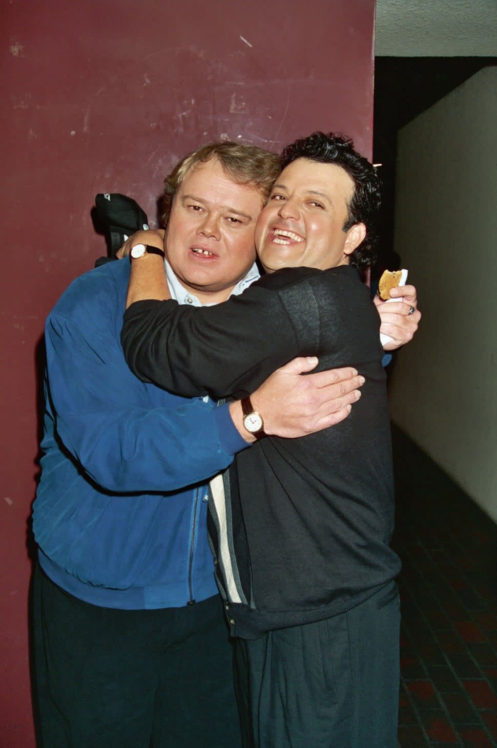 Louie Anderson and Paul Rodriguez during HBO's 7th Annual Comic Relief.