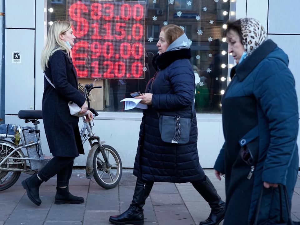 russia ruble currency exchange