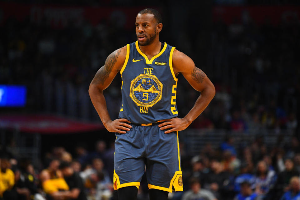 Andre Iguodala, 34, is in his sixth season with the Golden State Warriors. (Getty Images)