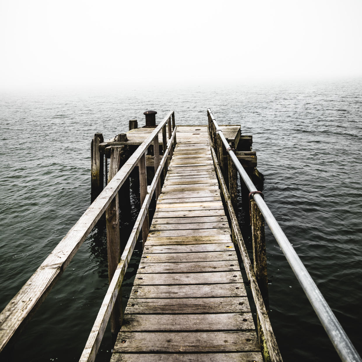 Lake View Pier in Poole Harbour where Callum Baker-Osborne’s body was found (Alamy/PA)