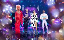 Gute Kritiken, aber schlechte Quote: Das gilt auch für "Queen of Drags". Das Dragqueen-Casting unter Aufsicht von GNTM-Chefin Heidi Klum (zweite von rechts) fiel zuletzt unter die Marke von einer Million Zuschauer. Ist Deutschland noch nicht bereit für solch ein schrill-queeres Fernsehvergnügen?