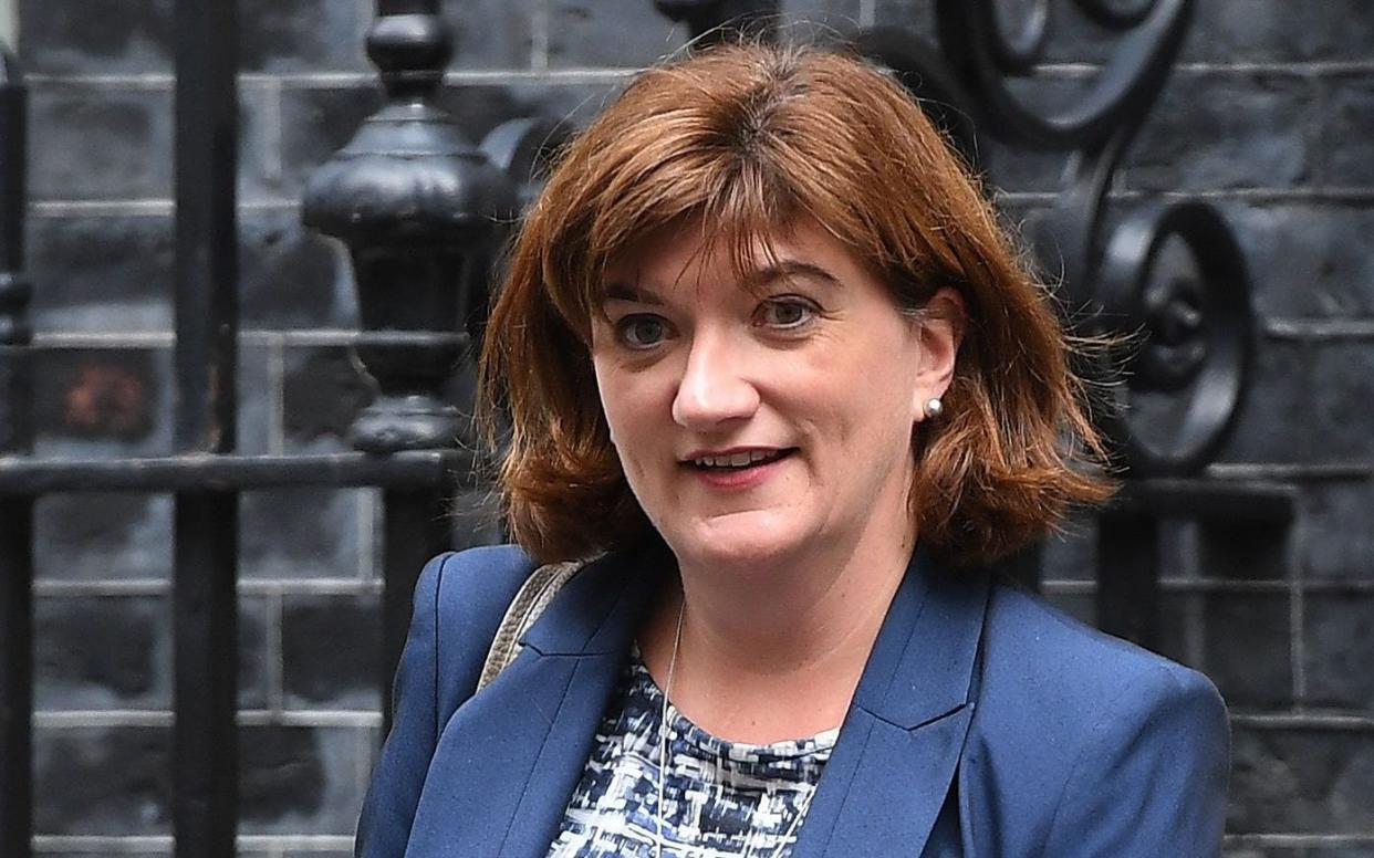 The Culture Secretary Nicky Morgan will be address tech leaders in London today - REX