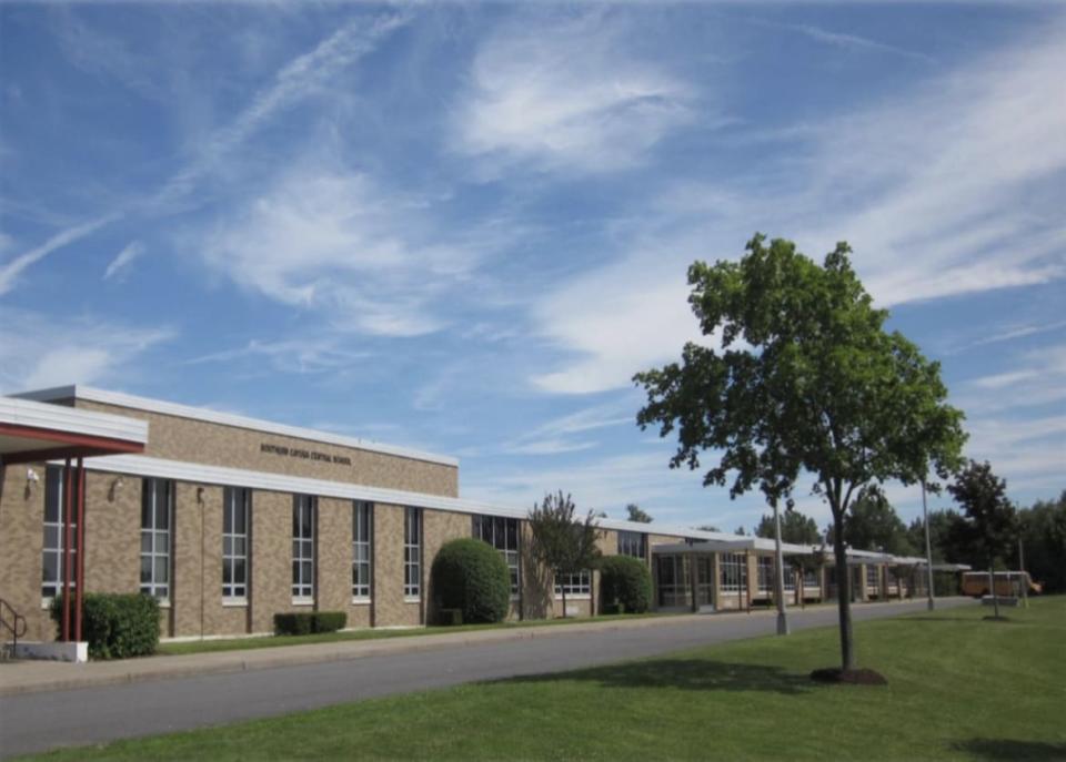 A photograph of Southern Cayuga High School.