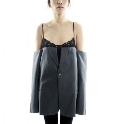 Bless lingerie blazer, available at ra antwerp.