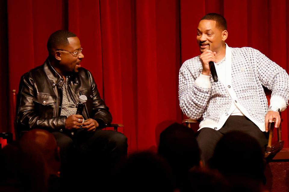 <p>Michelle Farsi/Getty</p> Martin Lawrence and Will Smith