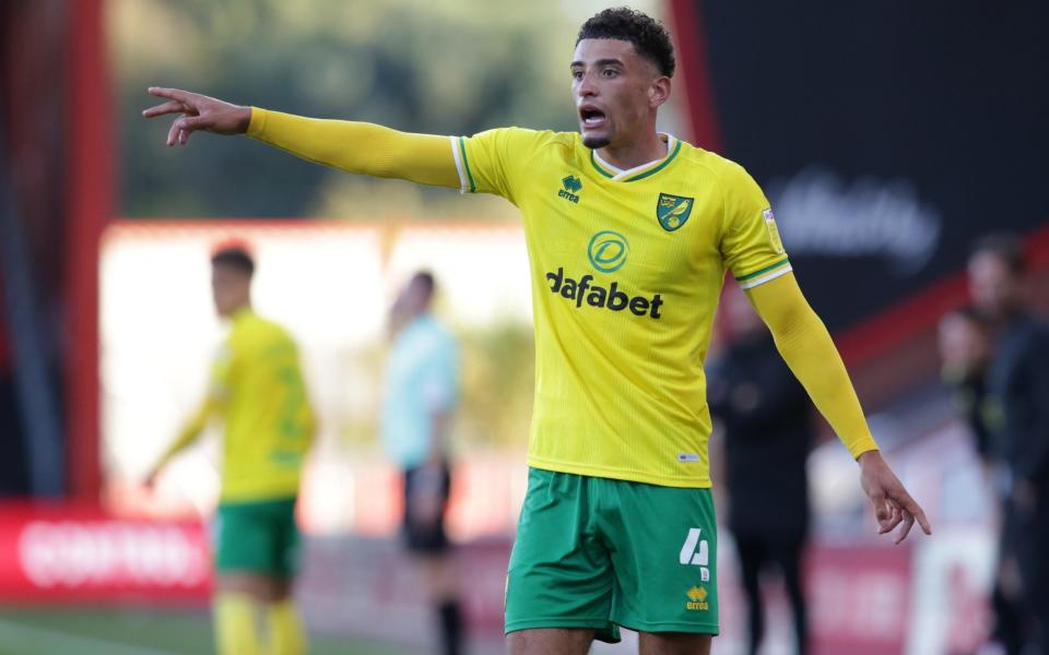 Ben Godfrey in action against Bournemouth for Norwich  - Getty Images