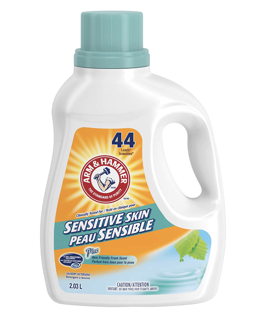 ARM & HAMMER Liquid Laundry Detergent for Sensitive Skin (Photo via Amazon)
