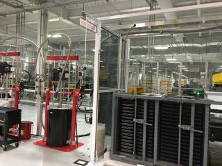 Tour of Tesla battery gigafactory for invited owners, Reno, Nevada, July 2016