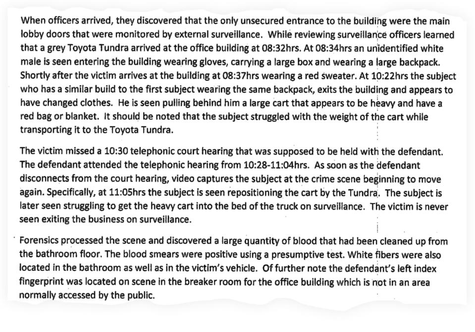 <div class="inline-image__caption"><p>An extract from Tomasz Roman Kosowski’s arrest affidavit.</p></div>  