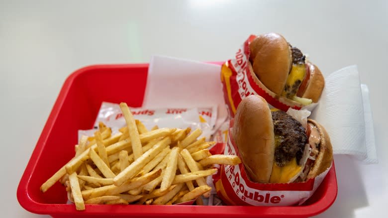 In-N-Out burgers and fries
