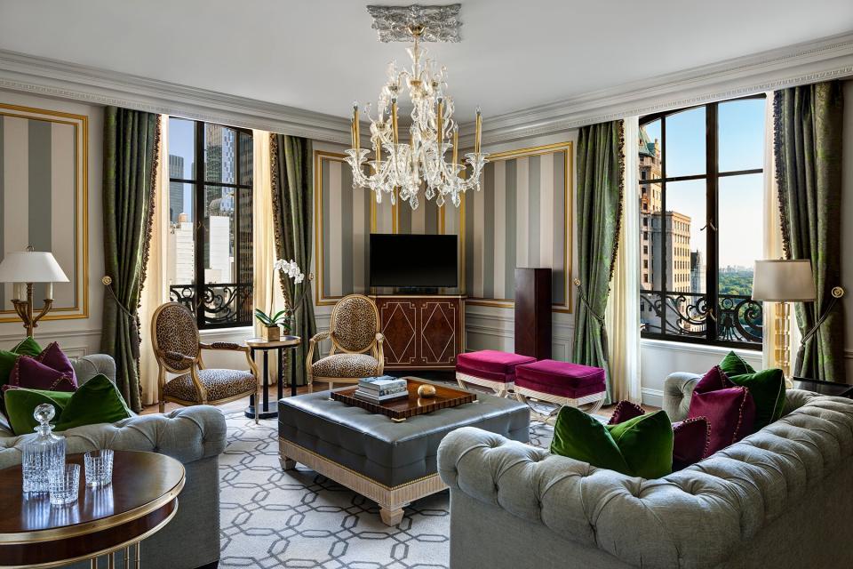 Royal Suite at The St. Regis New York, Living Room