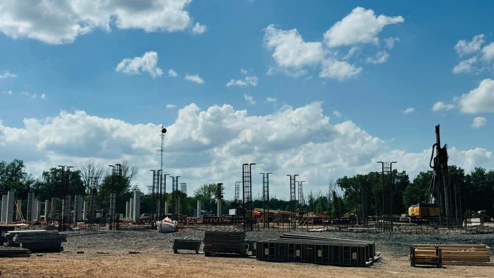 The start of construction on a 272-unit apartment complex on the Durham Avenue site of the former Gulton Factory in Metuchen.