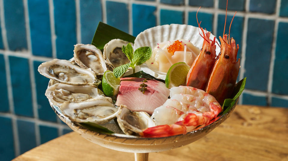 Seafood platter from SEA in N.Y.C.