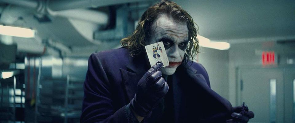 Heath Ledger won a posthumous Oscar for his work as The Joker in Christopher Nolan's "The Dark Knight."