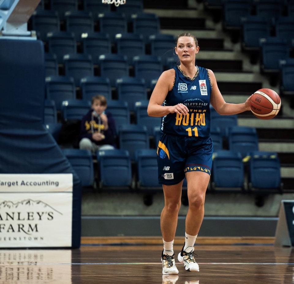 Former Ashland University women's basketball standout Laina Snyder is playing professionally overseas.