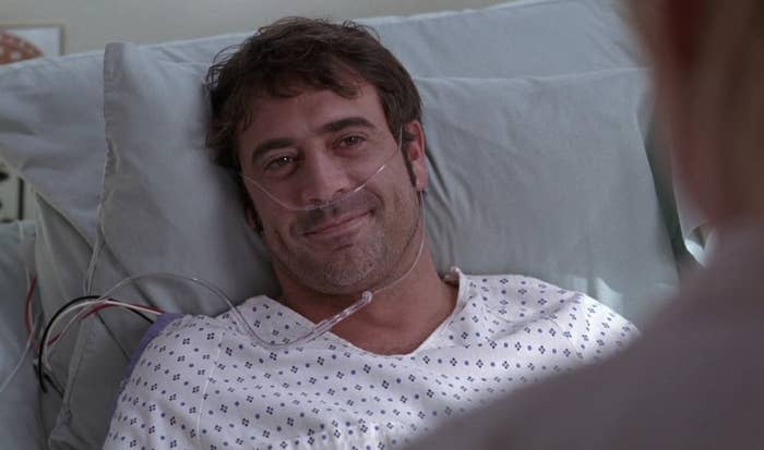 Denny Duquette laying in a hospital bed