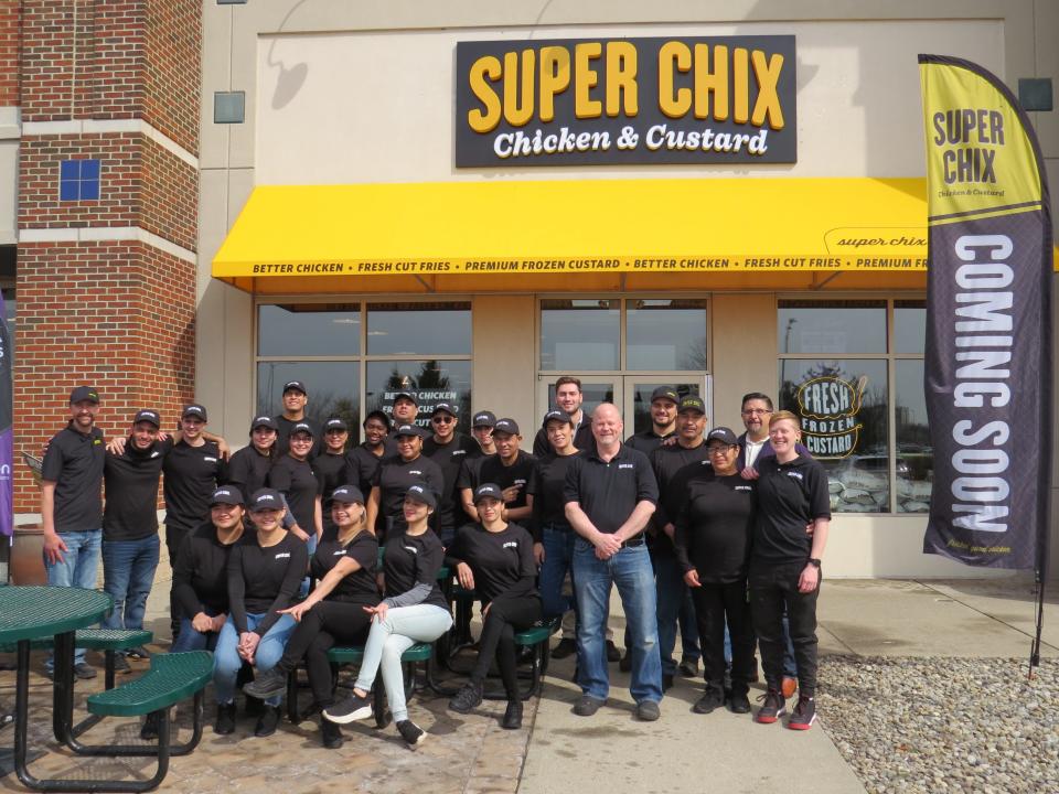A preview lunch event was held on March 17 at Super Chix, a new "chicken and custard" fast food restaurant opening at the Rockaway Townsquare mall in Rockaway Township.